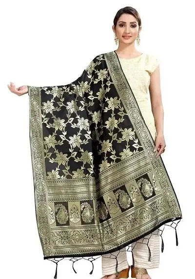 Classic Banarasi Silk Jacquard Dupattas For Women