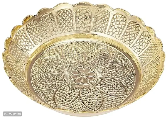 Decorative Brass Bhog Plates for Pooja Mandir | Pooja Article