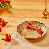 Decorative Brass Bhog Plates for Pooja Mandir | Pooja Article-thumb2