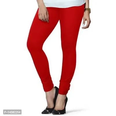 Buy Women's Cotton Leggings (Color:Red, Size:XL)-PID37624 Online In India  At Discounted Prices