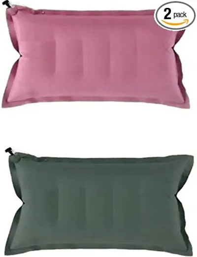 SE SHREE Travelling Air Pillow (Multicolour) - Pack of 2
