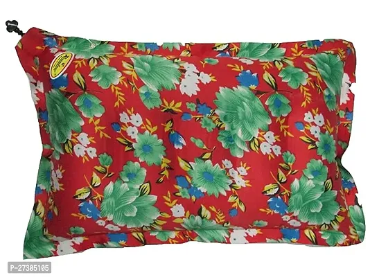 Comfortable Inflatable Floral Print Air Pillow For Travel Multicolored-thumb0