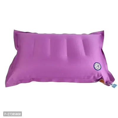 Comfortable Inflatable Solid Air Pillow For Travel Purple