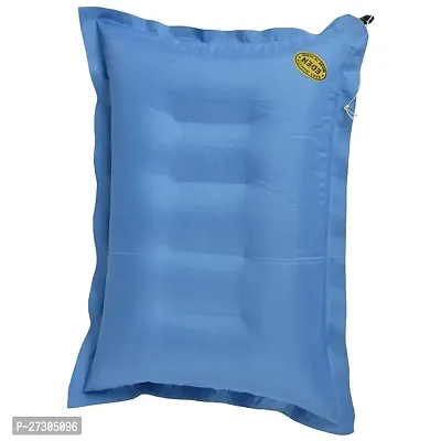 Comfortable Inflatable Solid Air Pillow For Travel Blue