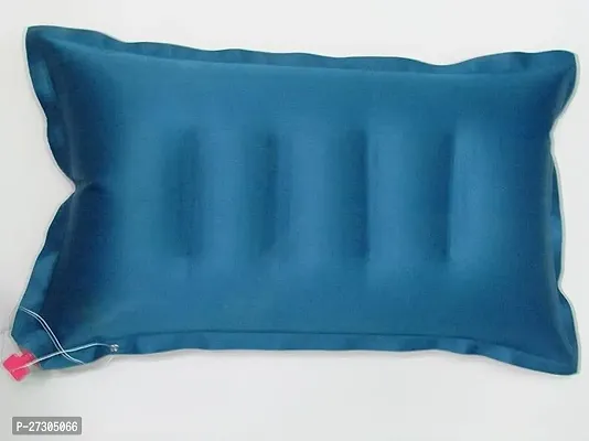 Comfortable Inflatable Solid Air Pillow For Travel Blue-thumb0