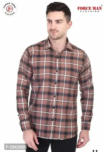 ForceMan Men Checkered Casual shirt