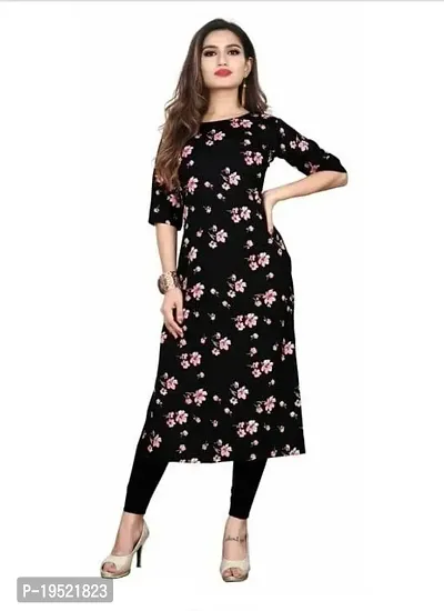 Stylish Women Heavy Crepe A-Line Kurta-thumb0