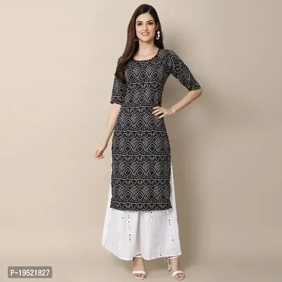 Stylish Women Heavy Crepe A-Line Kurta-thumb0