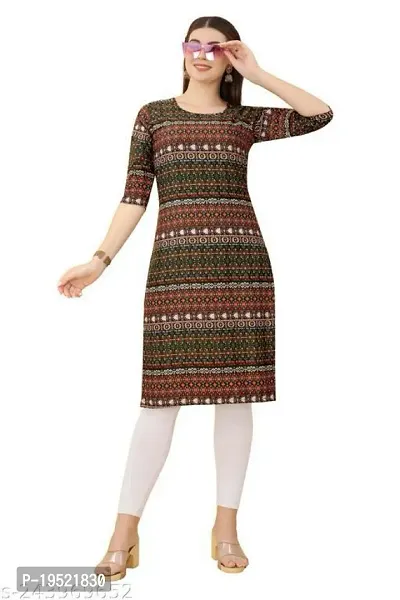 Stylish Women Heavy Crepe A-Line Kurta-thumb0