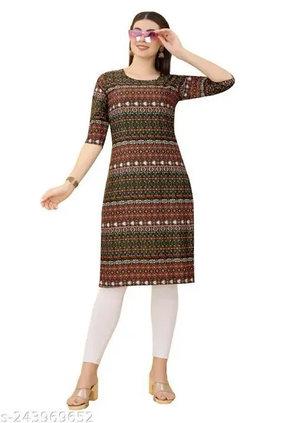 Stylish Women Heavy Crepe A-Line Kurta