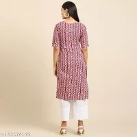 Stylish Multicoloured Crepe Printed A-Line Kurta For Women Combo Of 2-thumb1