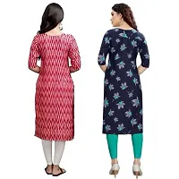 Fancy Crepe Kurtas For Women Pack Of 2-thumb1