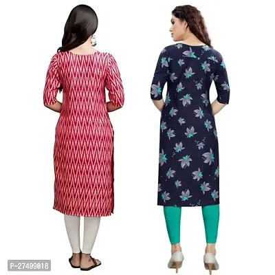 Fancy Crepe Kurtas For Women Pack Of 2-thumb2