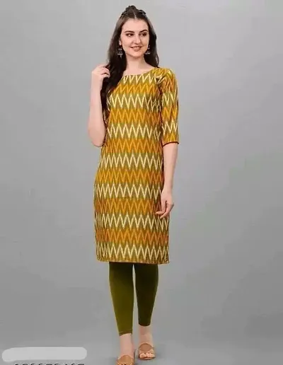 Fancy Mutlicoloured Crepe Kurtis