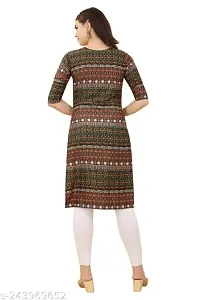 Stylish Women Heavy Crepe A-Line Kurta-thumb2