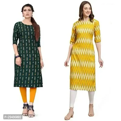 Fancy Crepe Kurtas For Women Pack Of 2