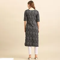 Stylish Multicoloured Crepe Printed Stitched Kurti For Women, Pack Of 2-thumb1