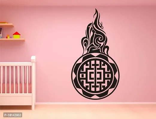 Madhuban D?cor Ganesha Statue Wall Decal Sticker for Loving Room Bedroom Office Home D?coration Beautiful Stylish Latest-thumb3