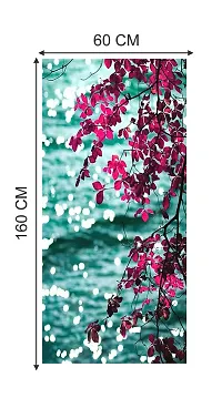 Madhuban Decor Decorative Flower Fridge Sticker (Multicolor PVC Vinyl)_FS16-thumb3