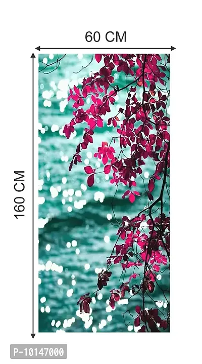 Madhuban Decor Decorative Flower Fridge Sticker (Multicolor PVC Vinyl)_FS16-thumb4