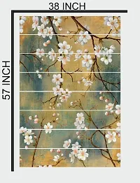Madhuban Decor Branch Flowers Stairs Sticker (Multicolor PVC Vinyl)-thumb3