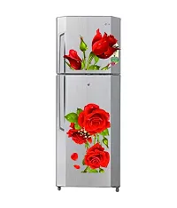 Madhuban Decor Decorative Flower Fridge Sticker-WGFZ24-thumb1