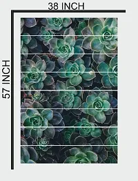 Madhuban Decor Green Flowers Stairs Sticker (Multicolor PVC Vinyl)-thumb3