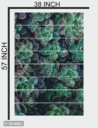 Madhuban Decor Green Flowers Stairs Sticker (Multicolor PVC Vinyl)-thumb4
