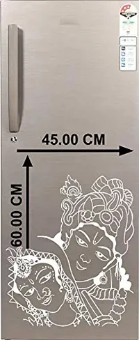 Madhuban D?cor waterproofe Fridge Sticker (PVC Vinyl,Multicolor,size61x131cm)-thumb2