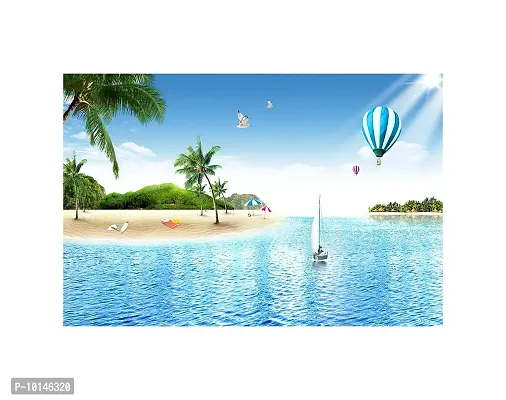 Madhuban DecorColourful Beach HD High Resolution Wall Paper (24 Inch X 36 Inch)POSTERXL12