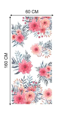 Madhuban Decor Decorative Flower Fridge Sticker (Multicolor PVC Vinyl)_FS30-thumb3