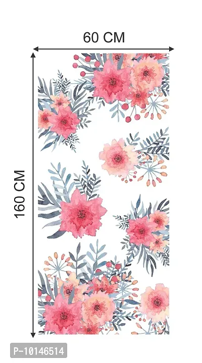 Madhuban Decor Decorative Flower Fridge Sticker (Multicolor PVC Vinyl)_FS30-thumb4