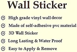 Funny Cartoon Character Wall Sticker (Multicolor PVC Vinyl)-thumb2
