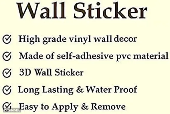 Funny Cartoon Character Wall Sticker (Multicolor PVC Vinyl)-thumb3
