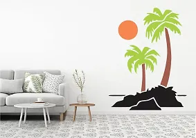Madhuban Decor Palm Tree Wall Sticker (SIZE-89X68CM)-thumb2