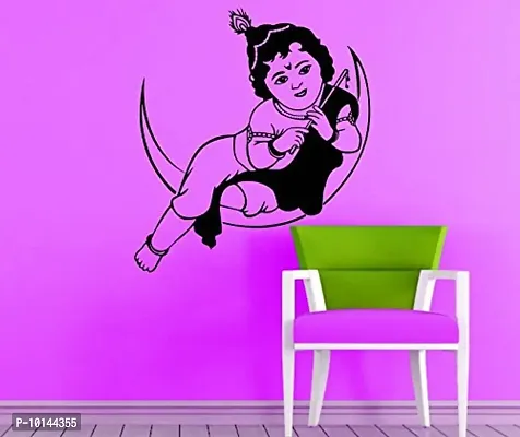 Home D?cor Bal Krishna Wall Sticker Wall Sticker Wall Sticker for Bedroom Wall Art Wall Poster PVC Vinyl-thumb2