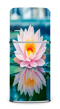 Madhuban Decor Decorative Flower Fridge Sticker (Multicolor PVC Vinyl)_FS20-thumb1