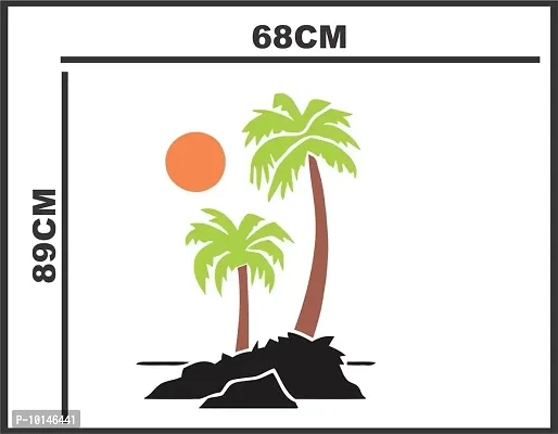 Madhuban Decor Palm Tree Wall Sticker (SIZE-89X68CM)-thumb4