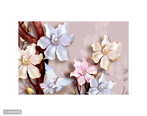 Madhuban DecorBeautiful Flower HD High Resolution Wall Paper (24 Inch X 36 Inch)