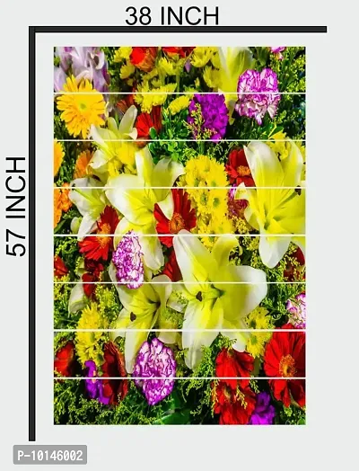 Madhuban Decor colourflower Stairs Sticker (Multicolor PVC Vinyl)-thumb4