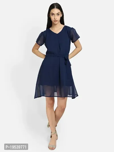 Classic Solid Dresses for Women-thumb0