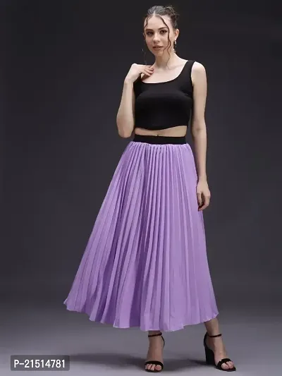 Classic Georgette Skirt for Women-thumb0