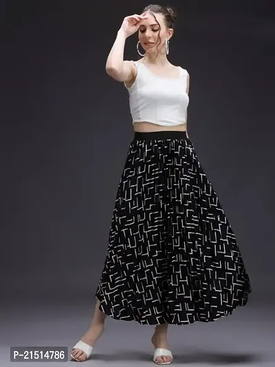 Classic Georgette Skirt for Women-thumb0