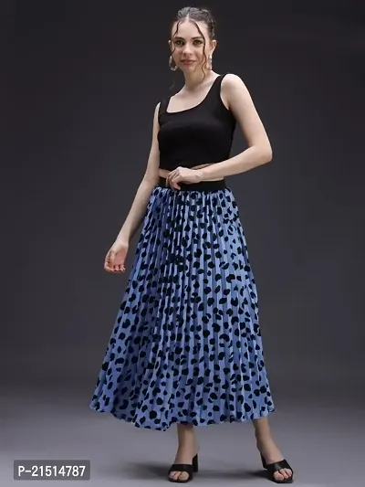 Classic Satin Skirt for Women-thumb0
