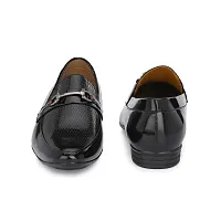 Stylish Patent Leather Black Slip-On Office Party Ethnic Wear Mens Formal Shoes-thumb4