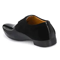 Stylish Patent Leather Black Oxford Lace-Ups Office Party Ethnic Wear Mens Formal Shoes-thumb2