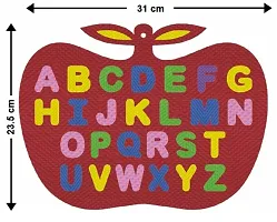 Di san's Apple Shape Learning Puzzle Board for Kids Eva Small Letters, Capital Alphabet, Numbers  (Multicolor) ( Pack of 3)-thumb4