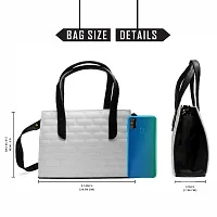 Stylish Brick Women's Handbag for Ladies and Girls (white)-thumb2