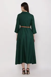 Stylish Poly Crepe Dress For Women-thumb1