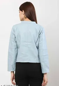 Fabulous Grey Rekcin Solid Jackets For Women-thumb1